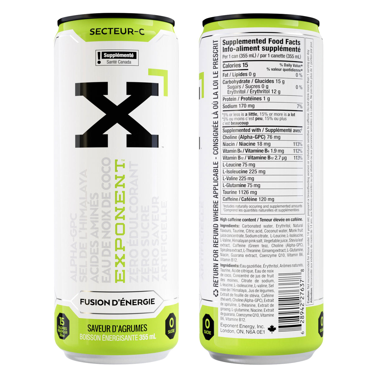 Exponent energy 355ml