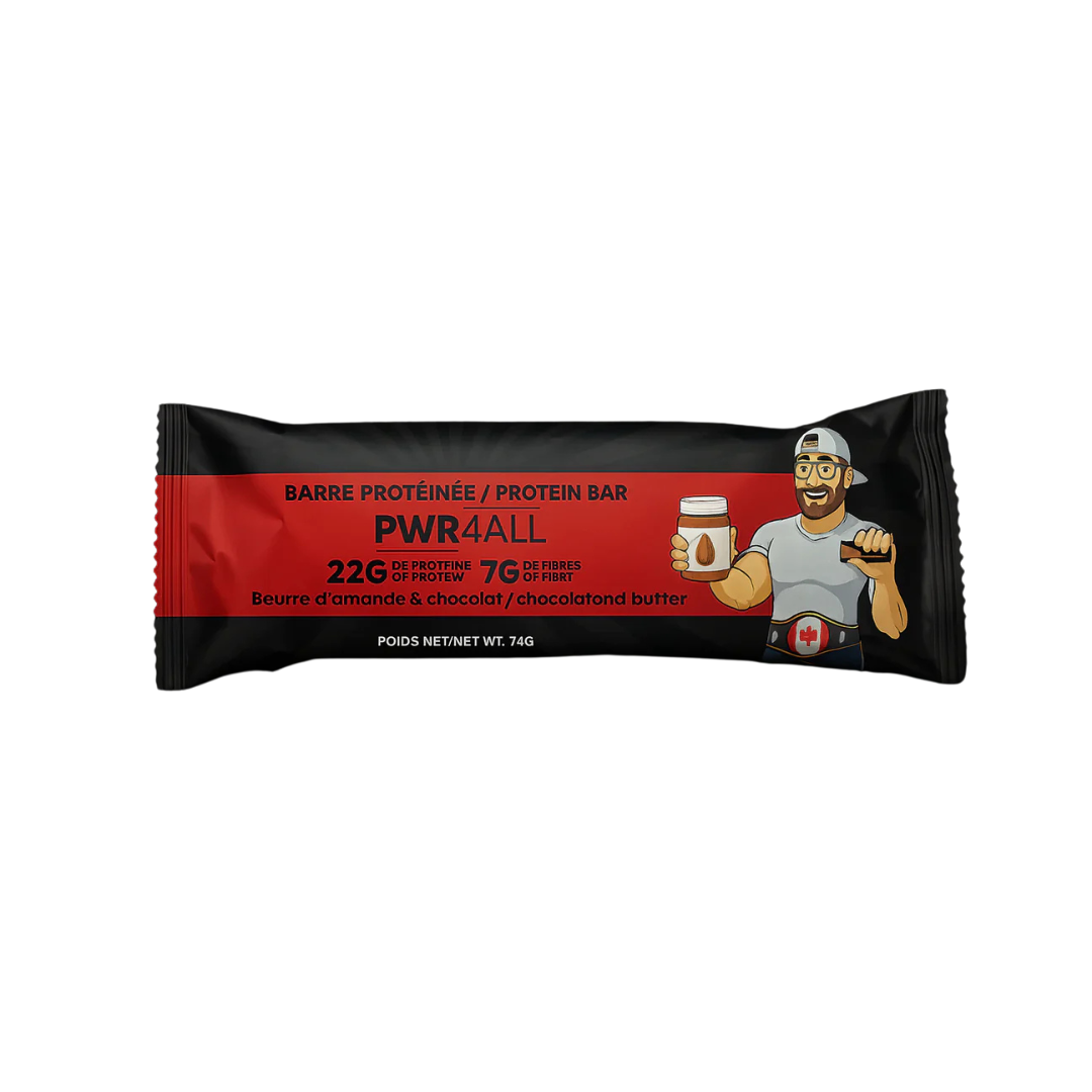 PWR4ALL – Barre protéinée chocolat beurre d’arachide – image principale