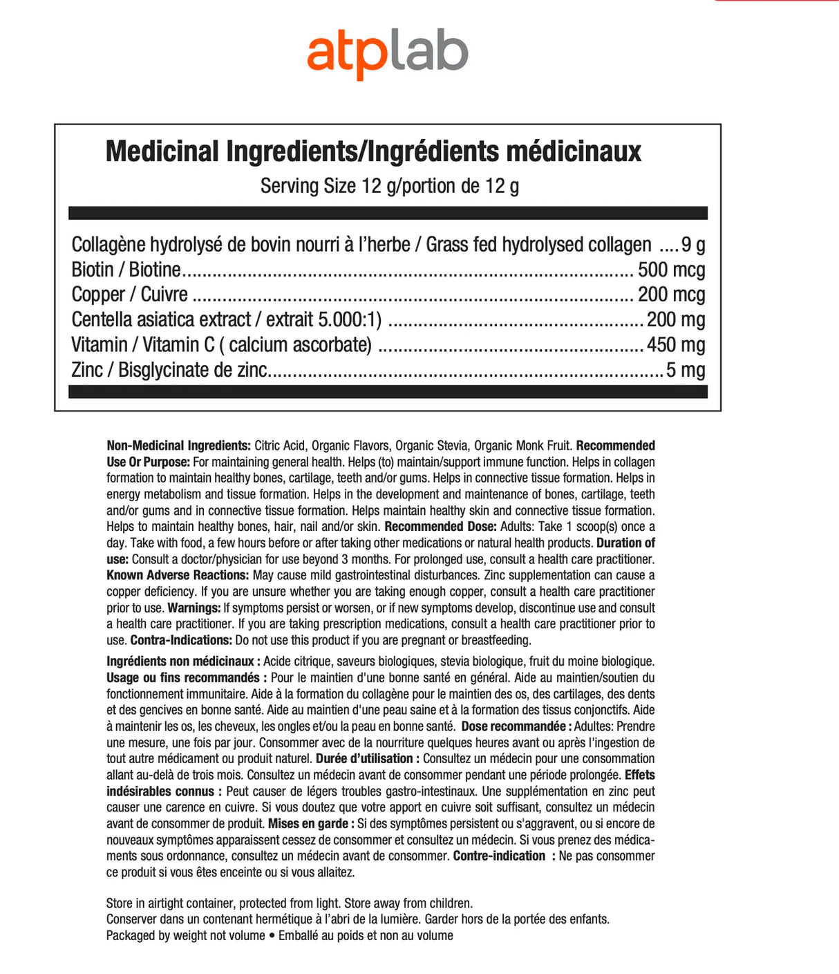 Total Radiance Collagène 360g