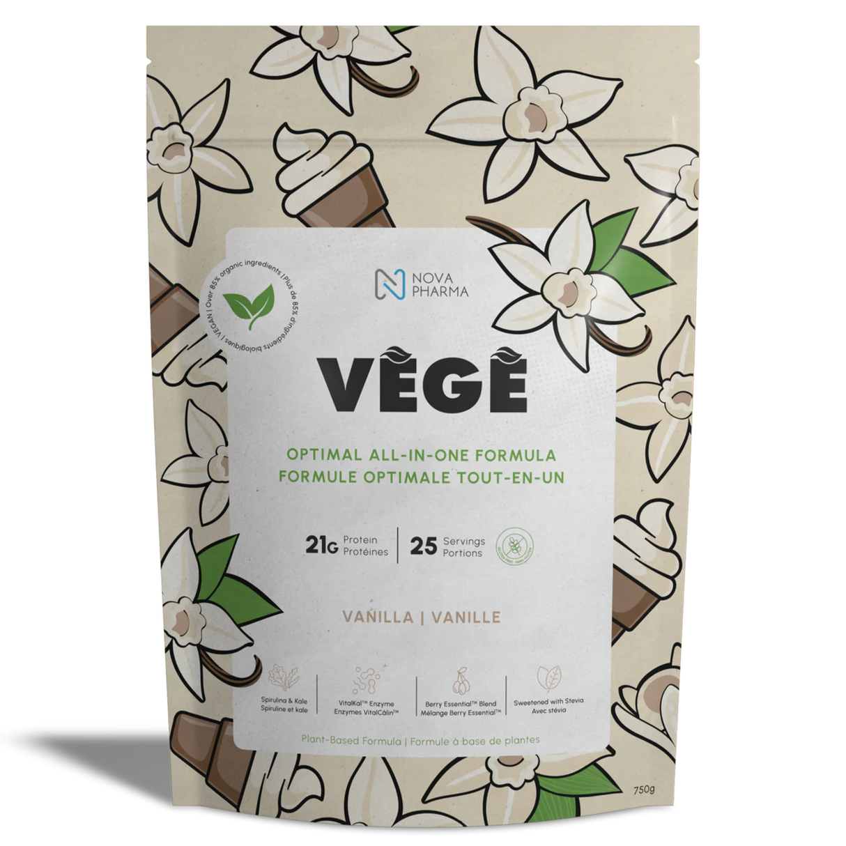 Mélange de Protéines Végétales Complètes 725g – image 2