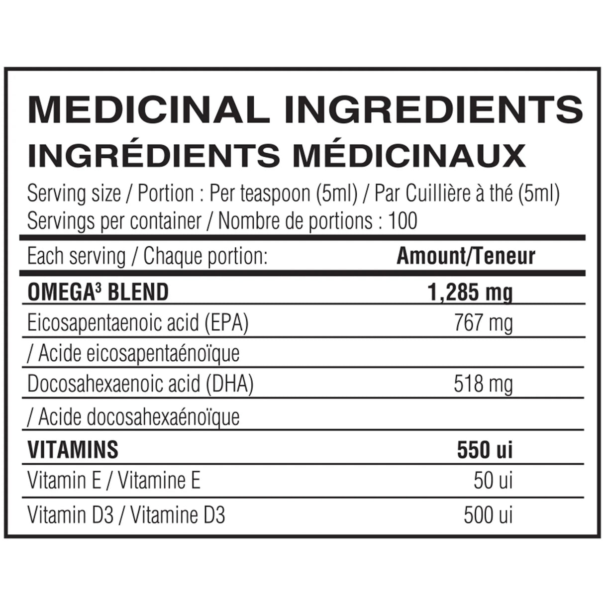 Omega 3 + Antioxydants 500ml