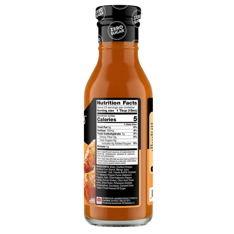 G Hughes Sauce Mango Habanero sans sucre