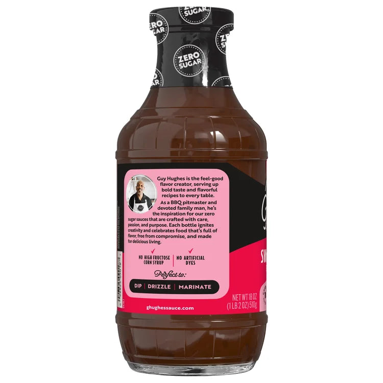 G Hughes Sauce BBQ Sweet & Spicy sans sucre