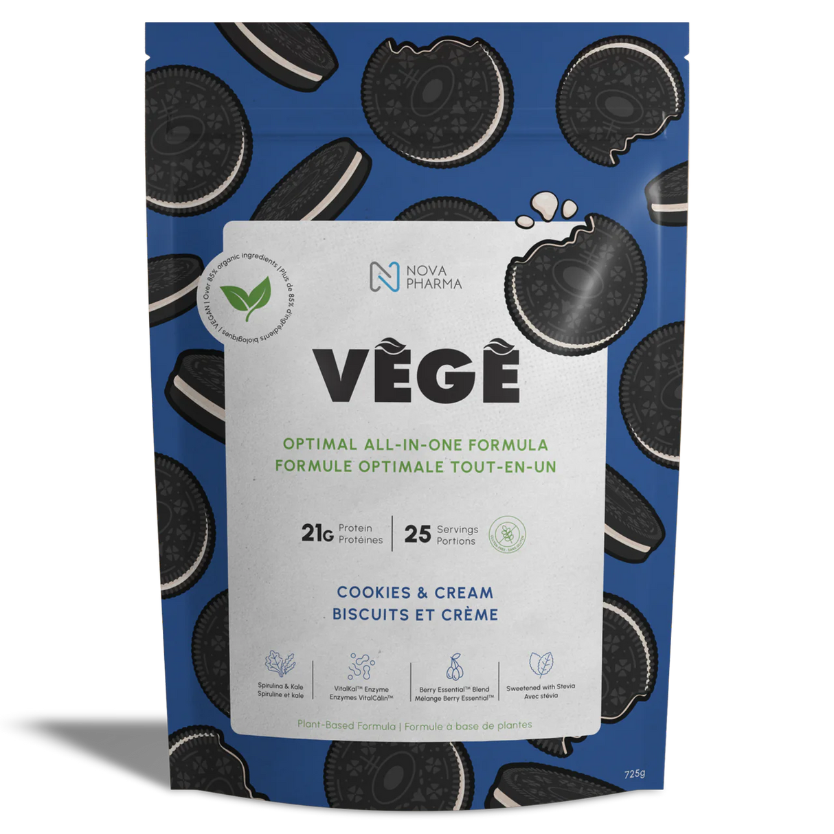 Mélange de Protéines Végétales Complètes 725g – image 3
