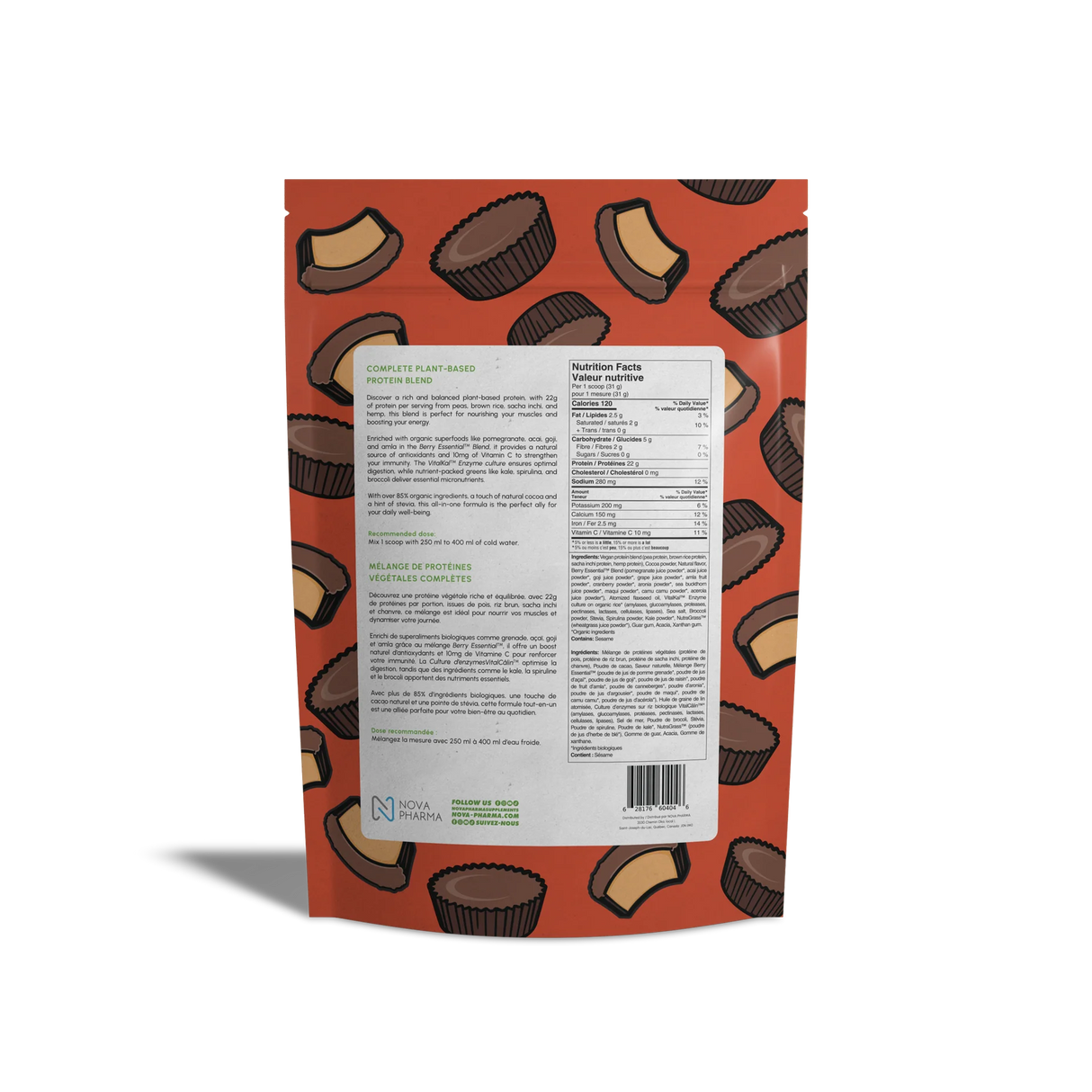 Mélange de Protéines Végétales Complètes 725g