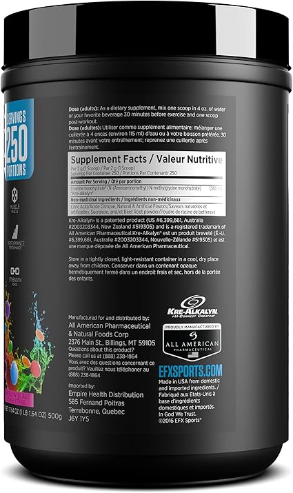 Kre-alkalyn Créatine Monohydrate 500g
