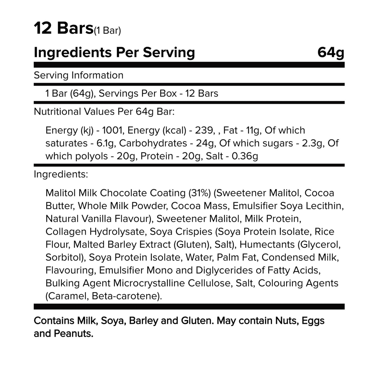 Warrior Crunch Barre Protéinée