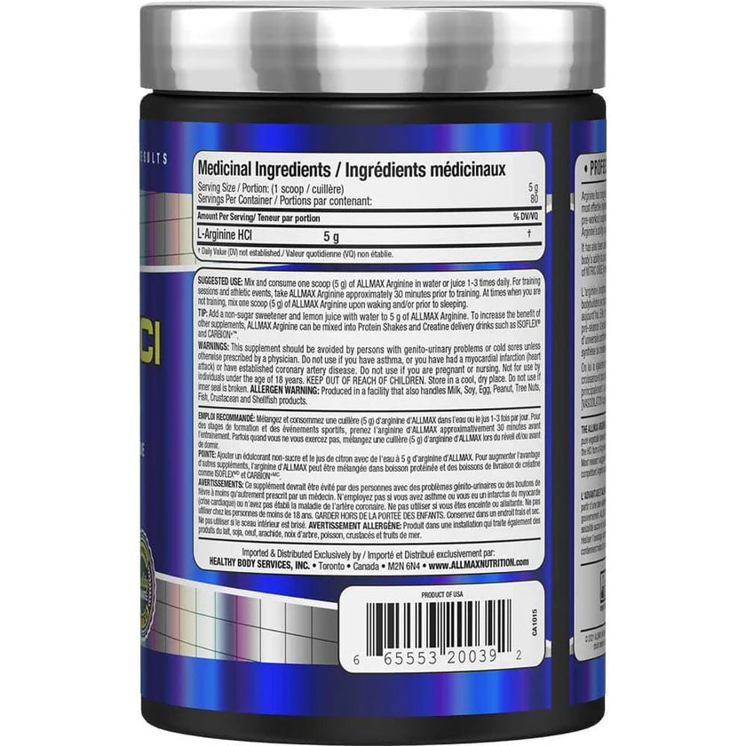 Allmax Arginine HCL 400g