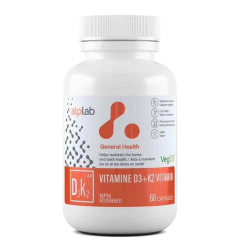 Vitamine D3 + K2 60 capsules