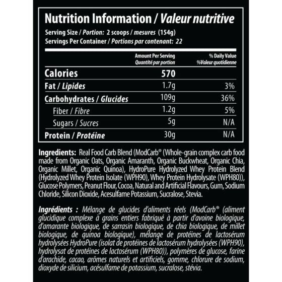 Nutrabolics HydroMass – Mass Gainer clean pour prise de masse – image 4