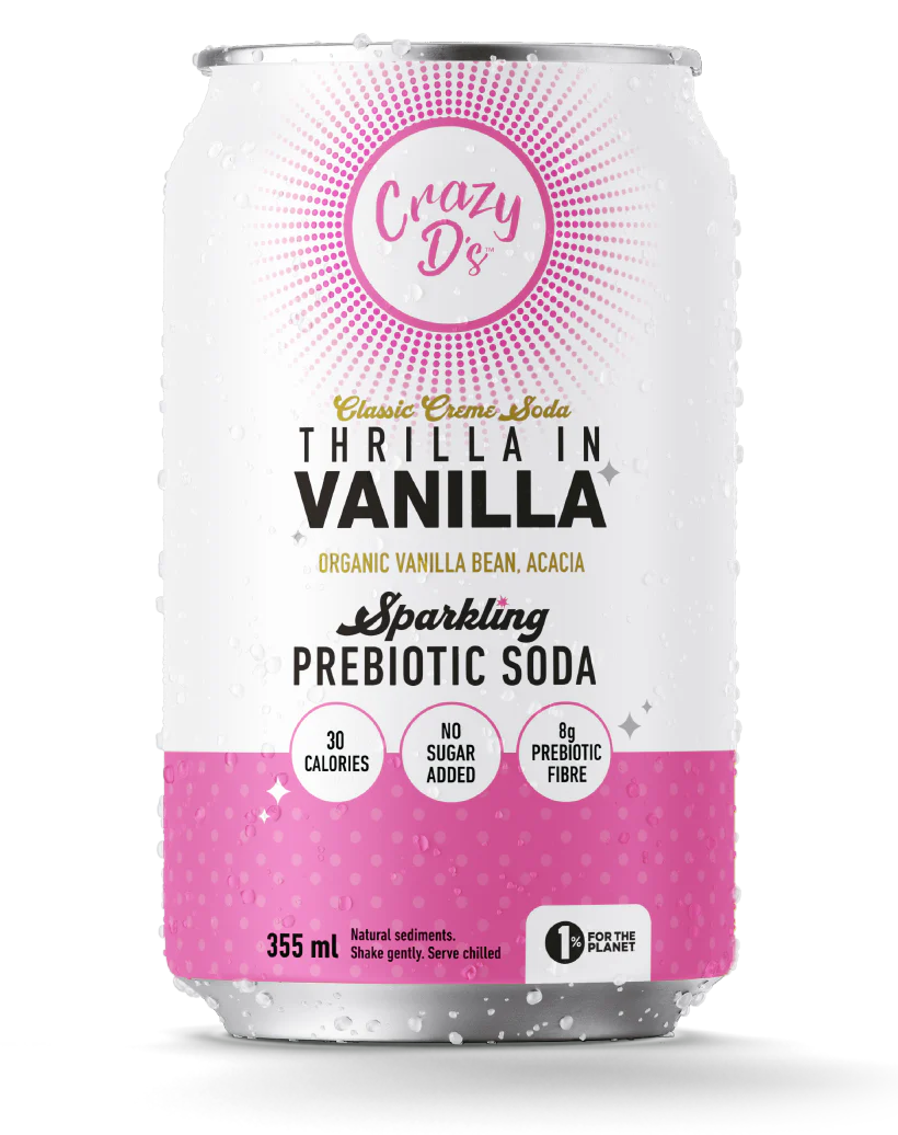 Crazy D's Prebiotic Soda 355ml