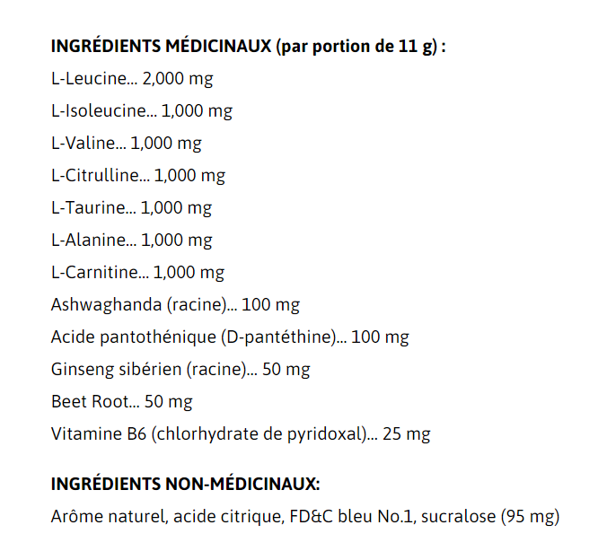 AMINO+RECOVERY 400G