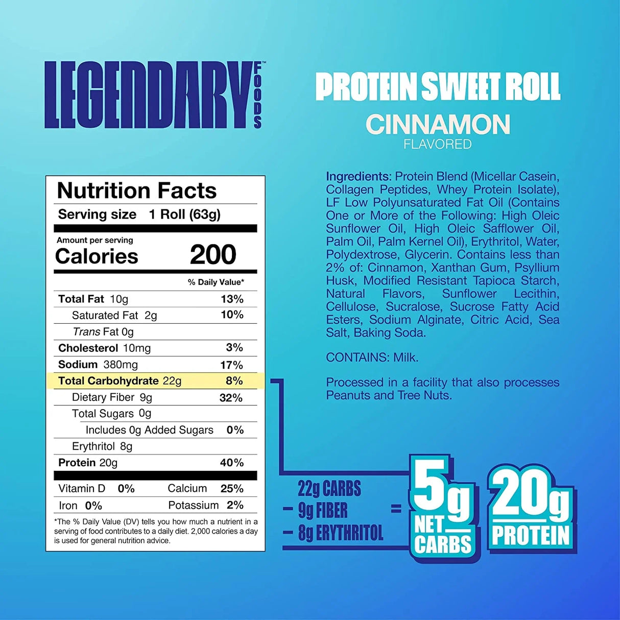 Protein Sweet Rolls 63g