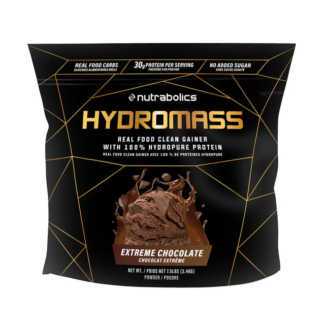 Nutrabolics HydroMass – Mass Gainer clean pour prise de masse – image principale