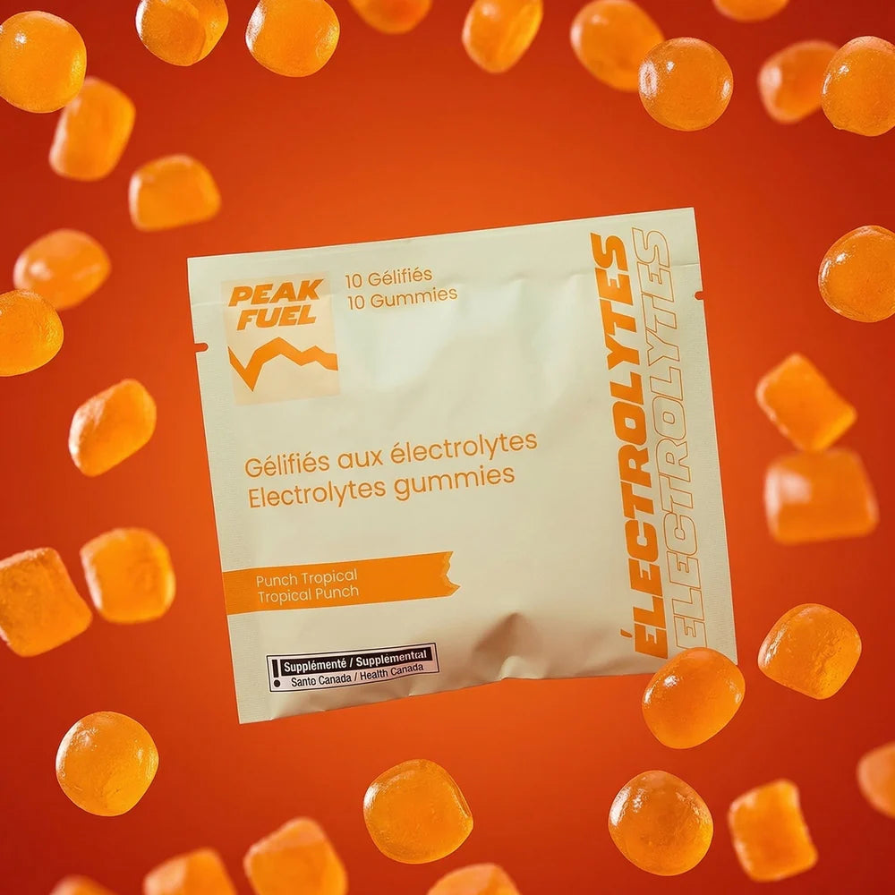 PeakFuel Gummies aux Électrolytes