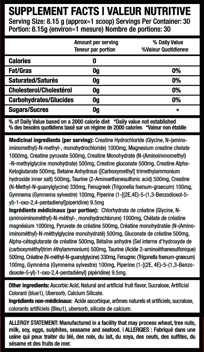 Dragon's Blood – Mélange de créatine ultime