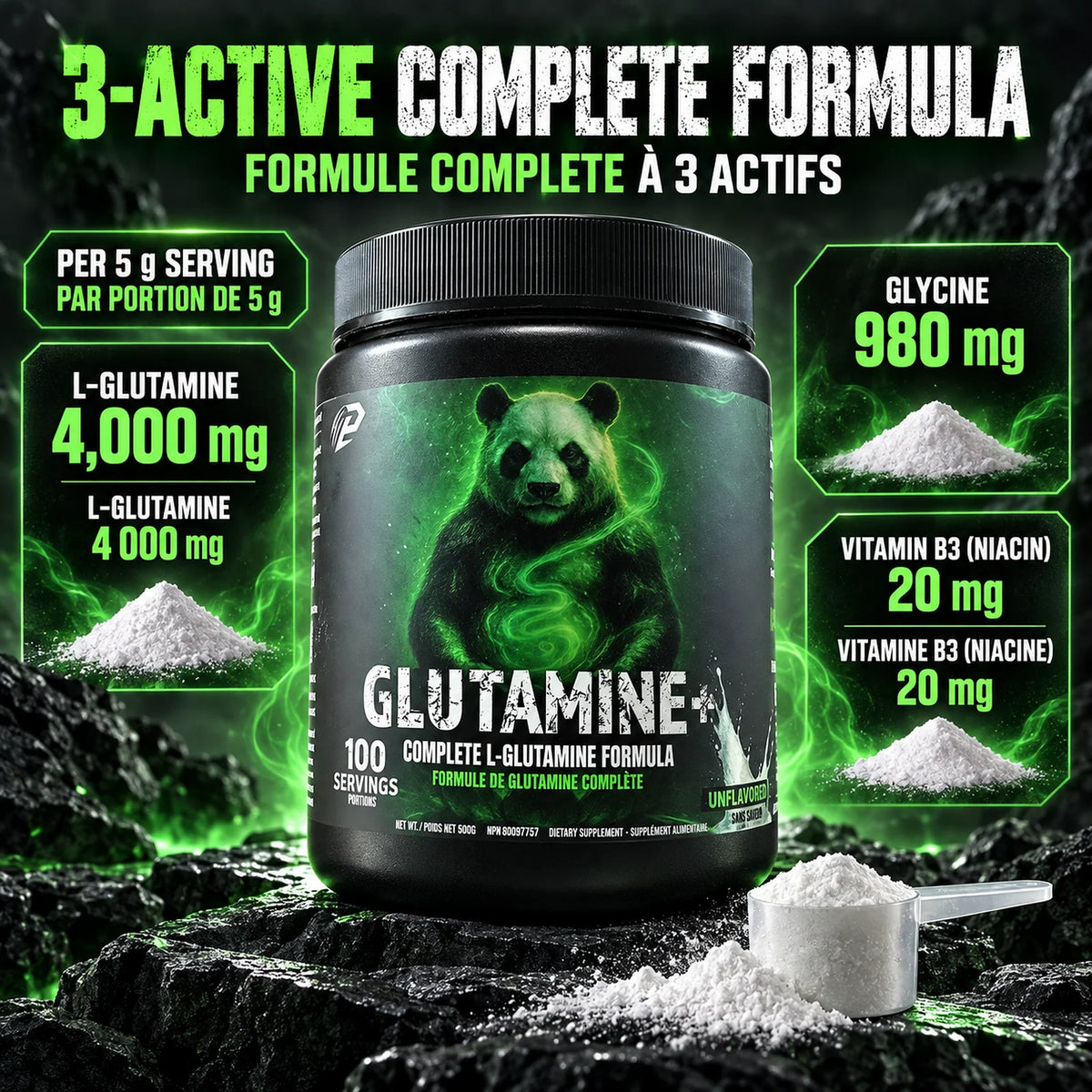 Glutamine + de Predator Labs