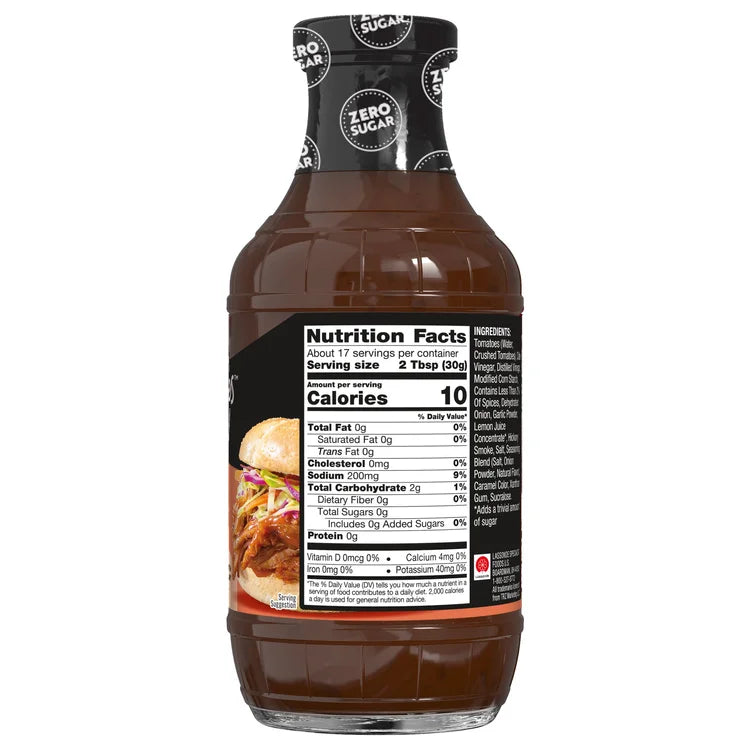 G Hughes Sauce BBQ Original sans sucre