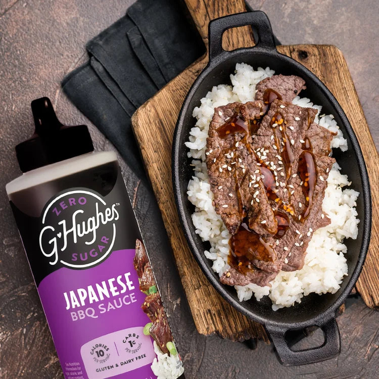 G Hughes Sauce Japanese BBQ sans sucre