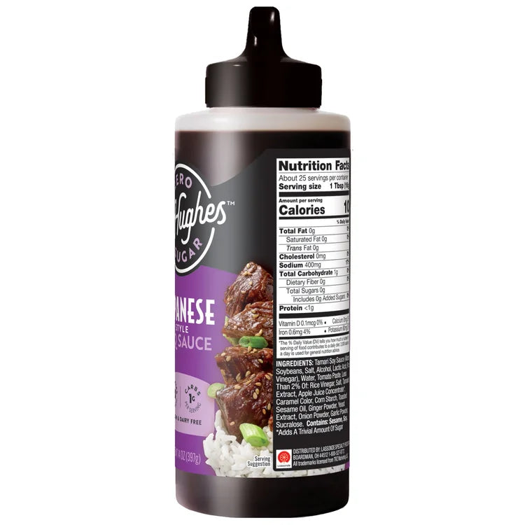 G Hughes Sauce Japanese BBQ sans sucre